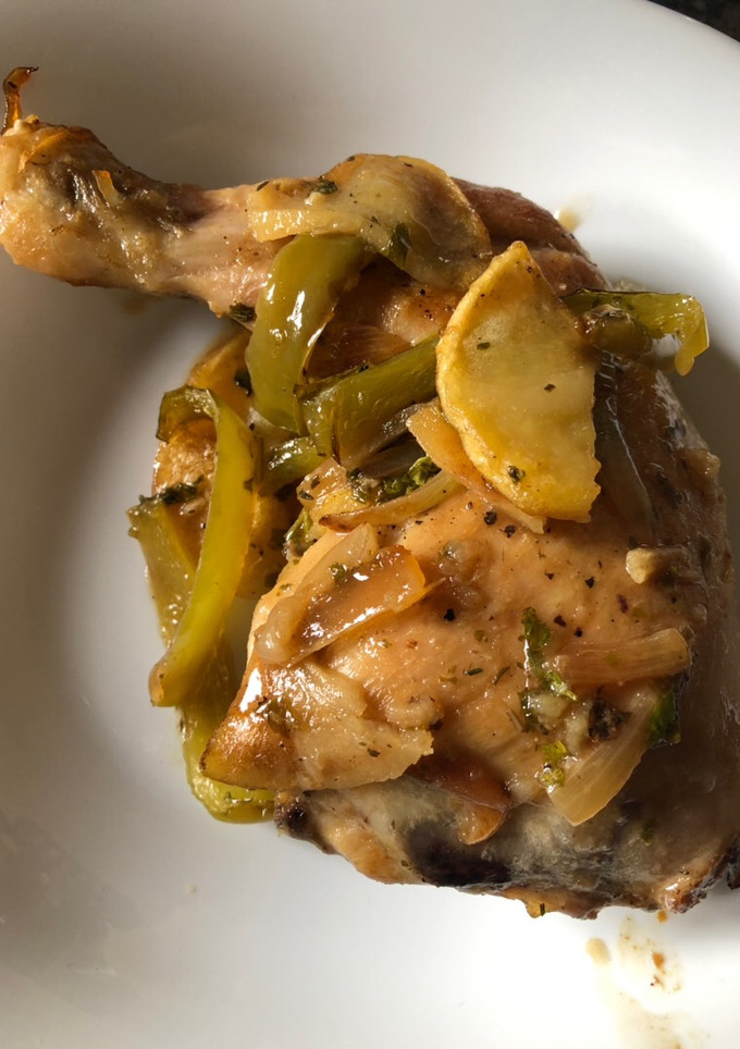 Una foto de Pollo al horno