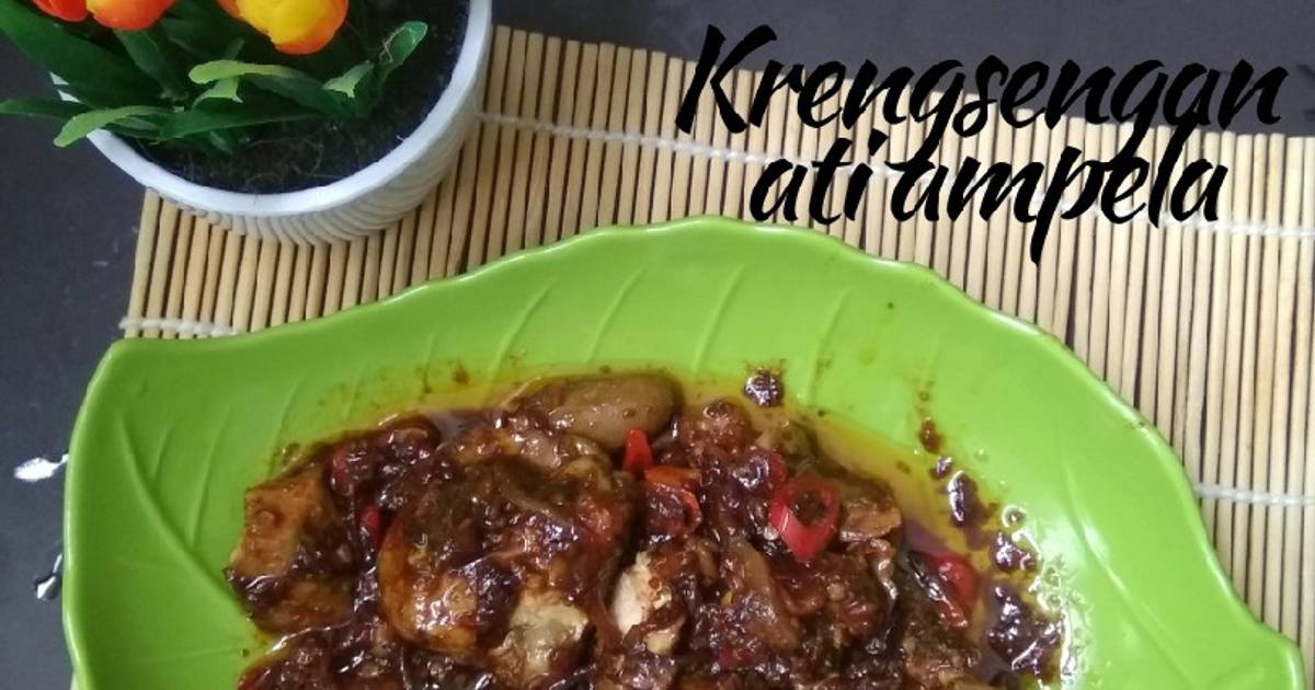 Resep Krengsengan Ati Ampela Oleh DEWI SARASWATI - Cookpad