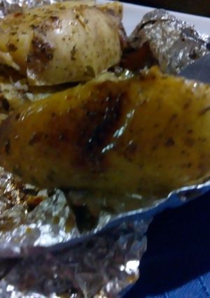 Una foto de Papas a la parrilla
