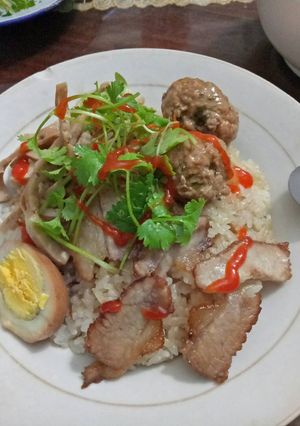 Hình của món Xôi Thịt.