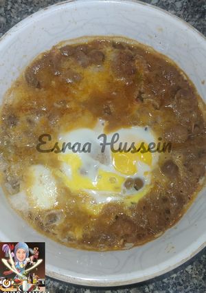 صورة لوصفة طاجن الفول بالبيض 🇪🇬