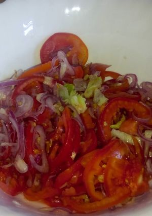 A picture of Kachumbari#localfoodcontest-mombasa.