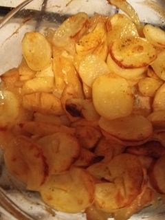 Almás-krumplis csirkemell recept fotója