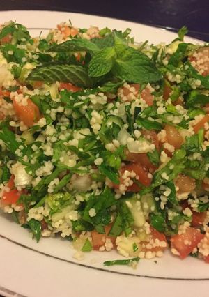 Una foto de Tabulé (ensalada Libanesa)