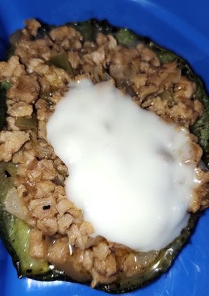 Una foto de Zapallitos rellenos con soja