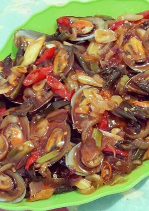 Foto resep Kerang hijau saus padang