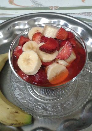 صورة لوصفة فراولة بالموز