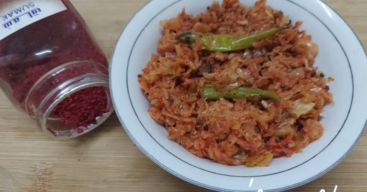 Sumac Cabbage Fry Recipe by ZMA Cookpad