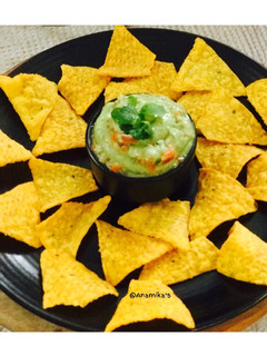 A picture of Yam/Suran Guacamole.