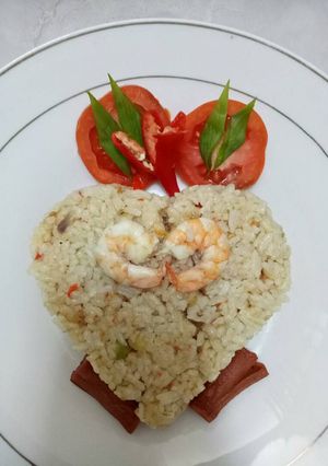 Foto resep Nasi goreng udang pedasss
