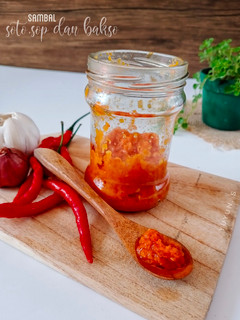 Foto resep Sambal soto, sop dan bakso