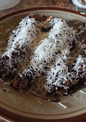 Foto resep Cakwe manis coklat keju / churros