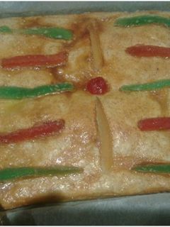 Una foto de Empanada de manzana y ciruelas