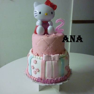 Torta Hello Kitty cumpleaños Amparo Receta de GRINGA- Cookpad
