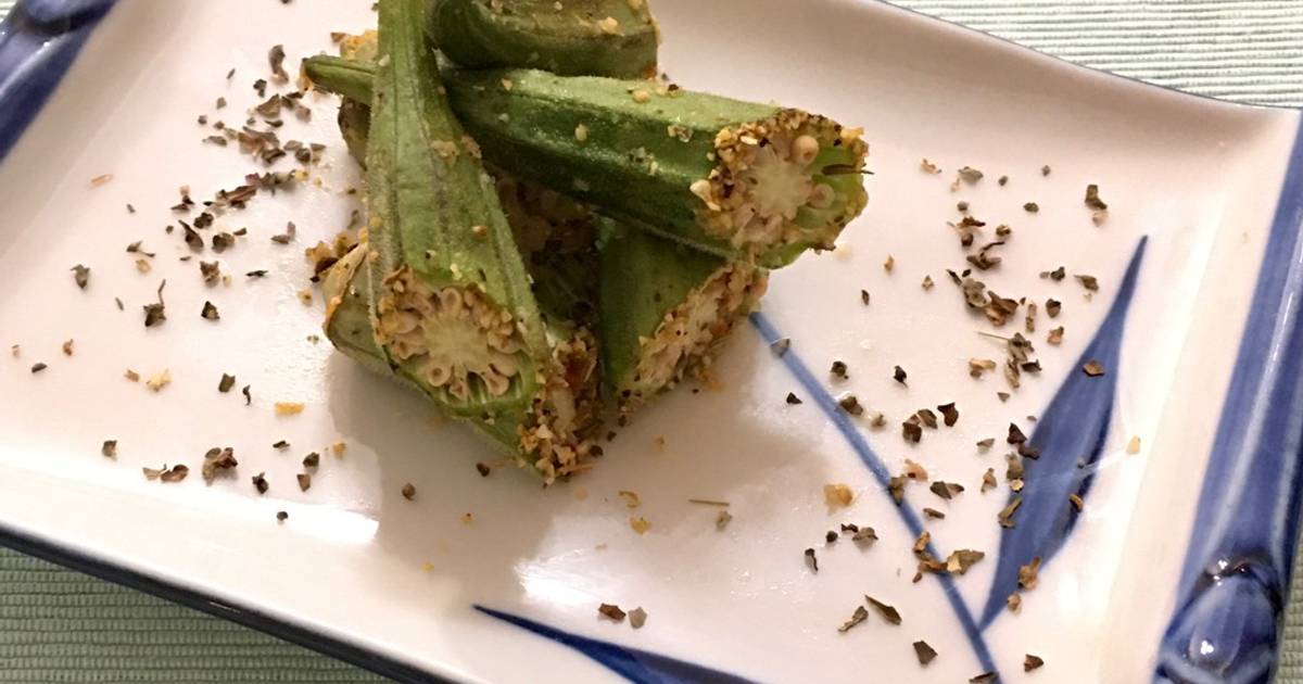 Easy ItalianStyle Roasted Okra Recipe by Goest Cookpad