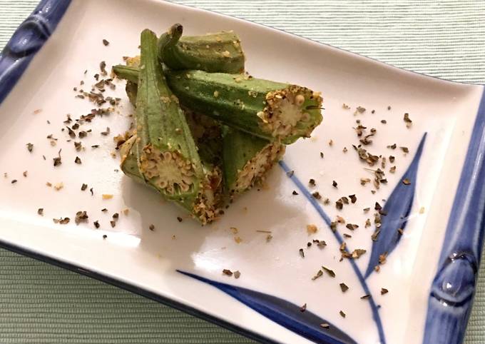 Easy Italian-Style Roasted Okra