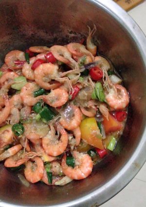 Foto resep Tumis udang pete