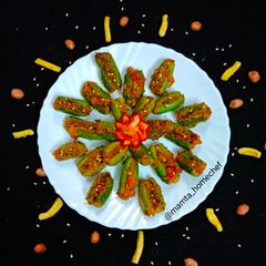 A picture of Stuffed Ivy Gourd Sabji.