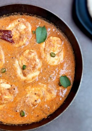 A picture of Malabar Egg Curry.