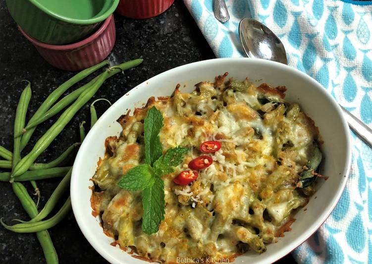 Recipe of Speedy Cheesy Baked Green Beans