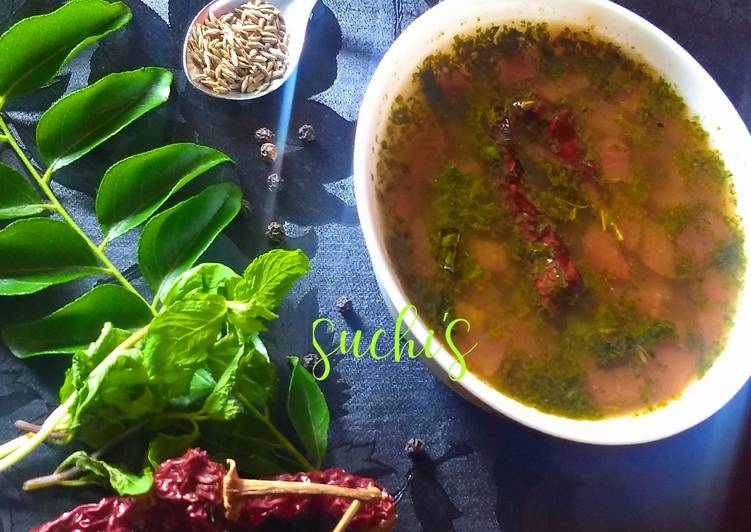 Steps to Prepare Homemade Mint Rasam