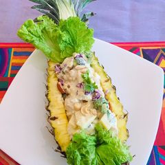 Chicken pineapple salad A picture of Chicken pineapple salad.