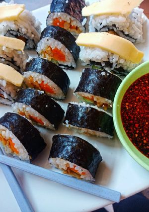 Foto resep Sushi tuna roll