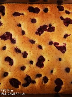 Meggyes piskóta recept fotója