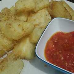 รูปของ Ubi goreng krispy ala bunda nonanonino