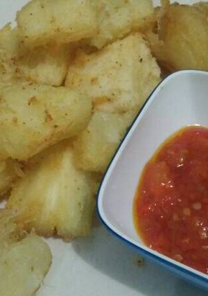 Foto resep Ubi goreng krispy ala bunda nonanonino