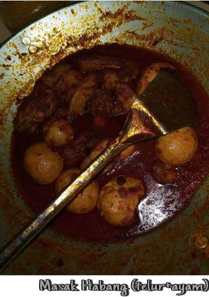 Foto resep Masak Habang Telur & Ayam