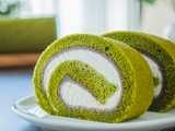 matcha roll cake