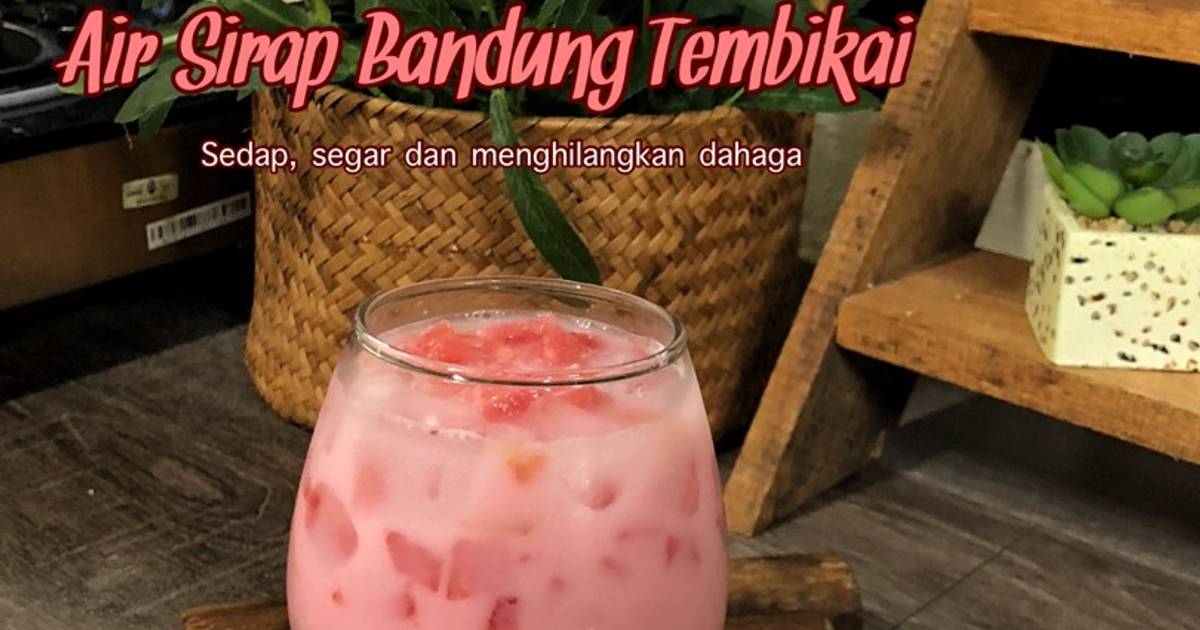 Resipi Air Sirap Bandung Tembikai Oleh Salina Jalaludin Cookpad 4338