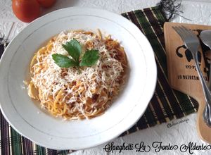 Foto resep Spaghetti La Fonte Aldente (with Corned Beef)