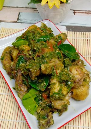 Foto resep Ayam Ijo Daun Jeruk