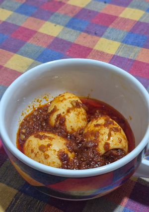 Foto resep Telur Balado Bumbu Instan
