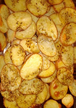 Una foto de Papas al horno