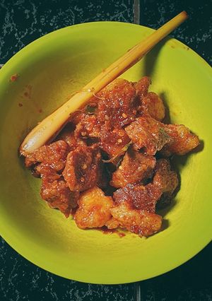 Foto resep Oseng-oseng mercon sandung lamur khas jogja