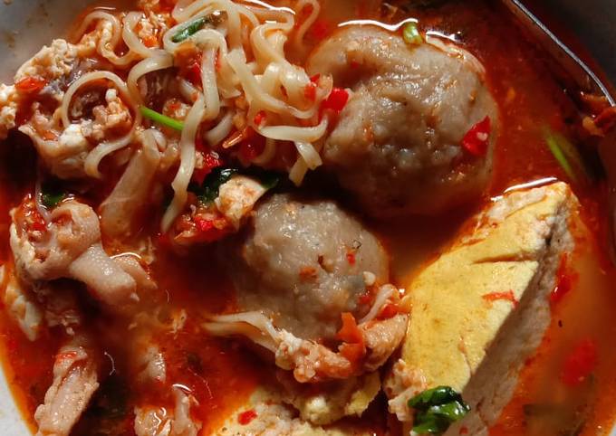 Resep Baso Kuah Pedas Oleh Isum Cookpad