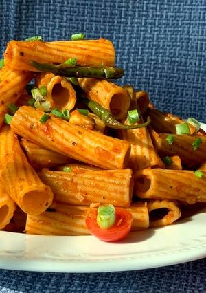 صورة لوصفة باستا بصوص الحبق