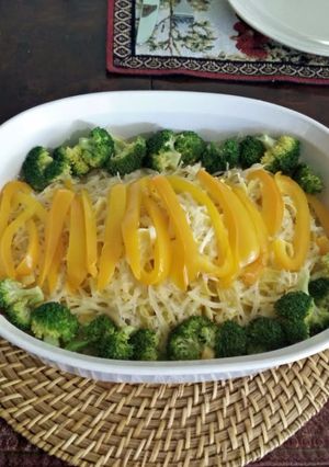 Una foto de Pasta al "Oleo" con Vegetales