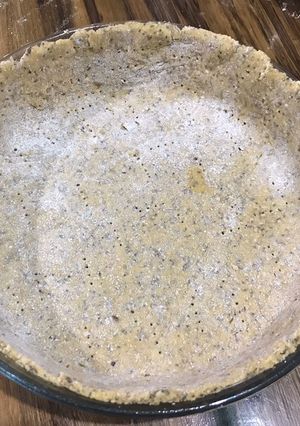 Una foto de Masa de tarta casera (harina de garbanzo+harina integral)