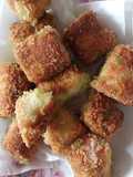 (Snack) Fried Sandwich-Wrapped Sausages
