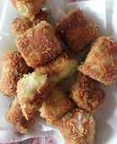 (Ăn vặt) xúc xích cuộn sandwich chiên xù