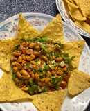Nachos with salsa salad 🥗