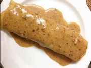 A picture of vegetarian enchilada