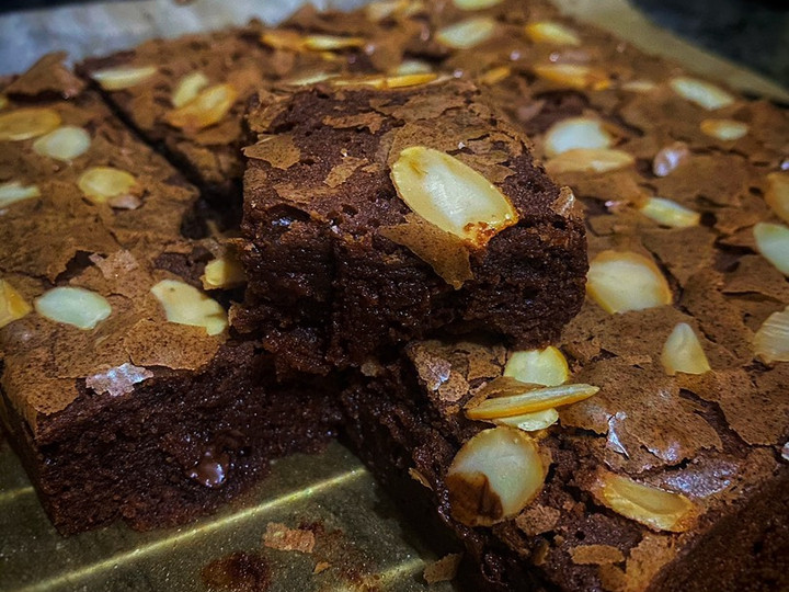 Cara Buat Fudgy Melted Choco Brownies panggang premium Ekonomis