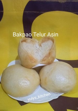 Foto resep Bakpao Telur Asin (bakpao no mixer)