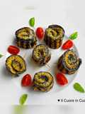 Rotolini di zucchina al miglio e zafferano