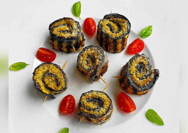 Rotolini di zucchina al miglio e zafferano